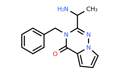 CAS 1823448-14-1 | 2-(1-aminoethyl)-3-benzyl-3H,4H-pyrrolo[2,1-f][1,2,4]triazin-4-one