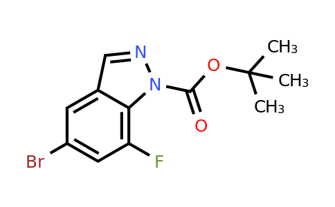 CAS 1823480-38-1 | tert-Butyl 5-bromo-7-fluoro-1H-indazole-1-carboxylate