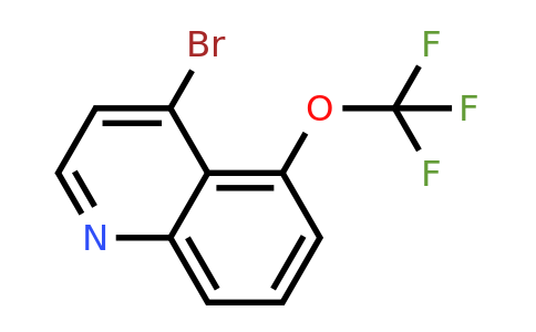 CAS 1823484-29-2 | 4-Bromo-5-(trifluoromethoxy)quinoline