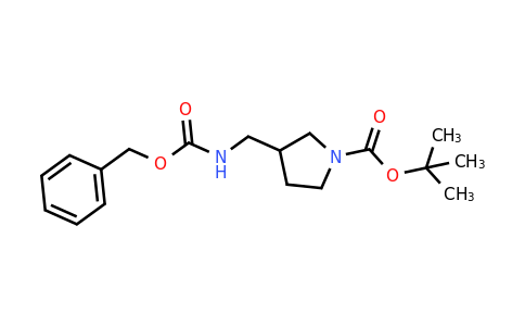 CAS 1823491-57-1 | tert-Butyl 3-({[(benzyloxy)carbonyl]amino}methyl)pyrrolidine-1-carboxylate