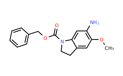 CAS 1823511-38-1 | Benzyl 6-amino-5-methoxyindoline-1-carboxylate