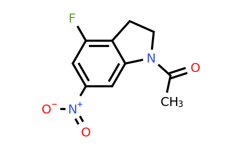 CAS 1823547-49-4 | 1-(4-Fluoro-6-nitroindolin-1-yl)ethanone
