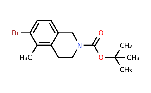 CAS 1823585-31-4 | tert-butyl 6-bromo-5-methyl-3,4-dihydro-1H-isoquinoline-2-carboxylate