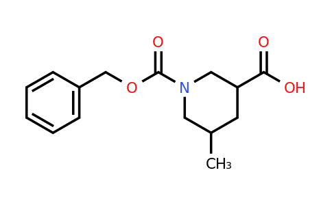 CAS 1823633-01-7 | 1-((Benzyloxy)carbonyl)-5-methylpiperidine-3-carboxylic acid