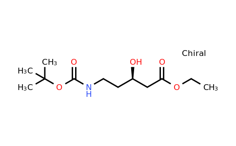 CAS 182370-56-5 | (R)-Ethyl 5-((tert-butoxycarbonyl)amino)-3-hydroxypentanoate