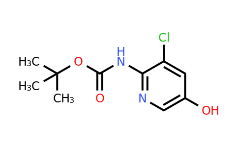 CAS 1823785-68-7 | (3-Chloro-5-hydroxy-pyridin-2-yl)-carbamic acid tert-butyl ester