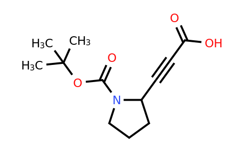 CAS 1823864-13-6 | 3-{1-[(tert-butoxy)carbonyl]pyrrolidin-2-yl}prop-2-ynoic acid