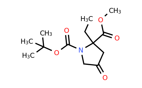 CAS 1823864-65-8 | 1-tert-Butyl 2-Methyl 2-ethyl-4-oxopyrrolidine-1,2-dicarboxylate