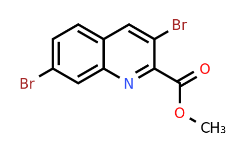 CAS 1823865-17-3 | Methyl 3,7-dibromoquinoline-2-carboxylate