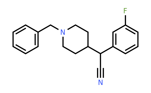 CAS 1823865-72-0 | 2-(1-benzyl-4-piperidyl)-2-(3-fluorophenyl)acetonitrile