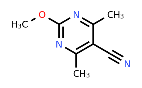 CAS 1823882-20-7 | 2-Methoxy-4,6-dimethylpyrimidine-5-carbonitrile