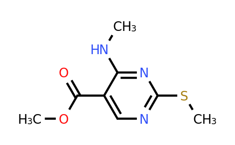CAS 1823882-97-8 | Methyl 4-(methylamino)-2-(methylthio)pyrimidine-5-carboxylate