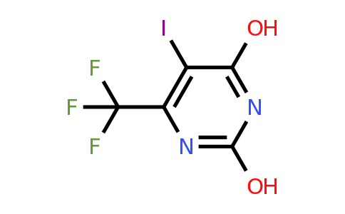 CAS 1823883-46-0 | 5-Iodo-6-(trifluoromethyl)pyrimidine-2,4-diol