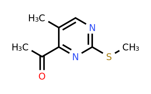 CAS 1823887-76-8 | 1-(5-Methyl-2-(methylthio)pyrimidin-4-yl)ethanone