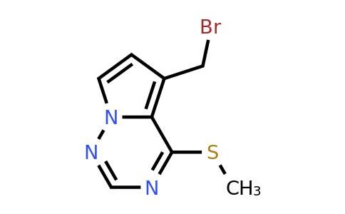CAS 1823897-62-6 | 5-(bromomethyl)-4-(methylsulfanyl)pyrrolo[2,1-f][1,2,4]triazine