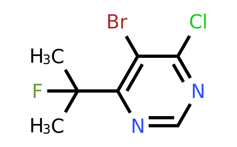 CAS 1823900-57-7 | 5-Bromo-4-chloro-6-(1-fluoro-1-methyl-ethyl)-pyrimidine