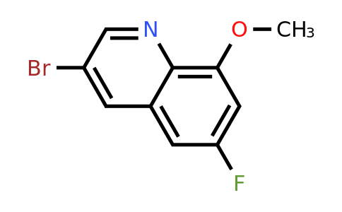 CAS 1823923-46-1 | 3-Bromo-6-fluoro-8-methoxyquinoline
