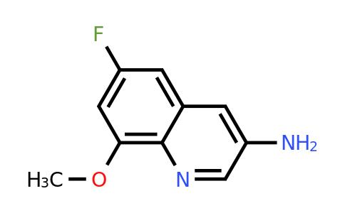 CAS 1823933-87-4 | 6-Fluoro-8-methoxyquinolin-3-amine