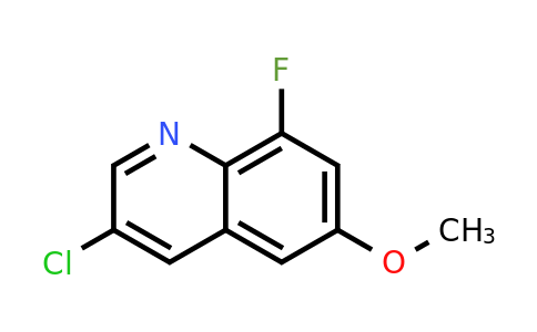CAS 1823940-04-0 | 3-Chloro-8-fluoro-6-methoxyquinoline