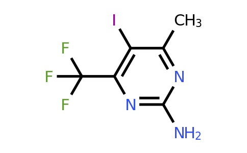 CAS 1823943-38-9 | 5-Iodo-4-methyl-6-(trifluoromethyl)pyrimidin-2-amine
