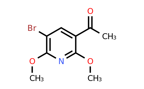 CAS 1823958-01-5 | 1-(5-Bromo-2,6-dimethoxy-3-pyridinyl)-ethanone
