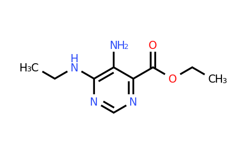 CAS 1823963-72-9 | Ethyl 5-amino-6-(ethylamino)pyrimidine-4-carboxylate