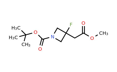 CAS 1824020-11-2 | tert-Butyl 3-fluoro-3-(2-methoxy-2-oxoethyl)azetidine-1-carboxylate