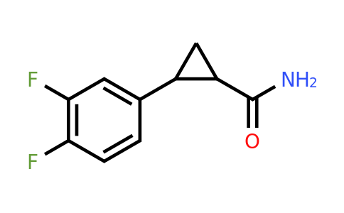 CAS 1824069-88-6 | 2-(3,4-difluorophenyl)cyclopropanecarboxamide