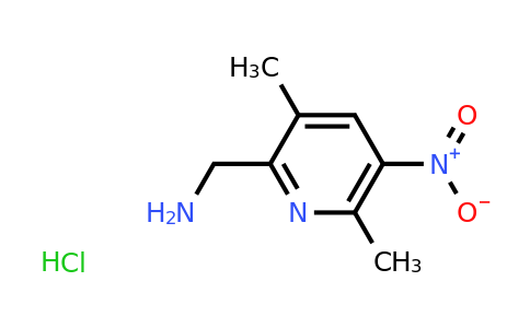 CAS 1824087-33-3 | (3,6-dimethyl-5-nitro-2-pyridyl)methanamine;hydrochloride