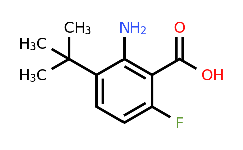 CAS 1824099-03-7 | 2-Amino-3-tert-butyl-6-fluoro-benzoic acid