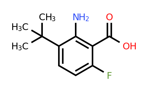 2-Amino-3-tert-butyl-6-fluoro-benzoic acid