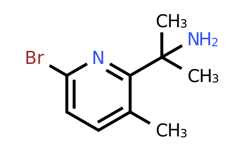 CAS 1824109-37-6 | 2-(6-bromo-3-methyl-2-pyridyl)propan-2-amine