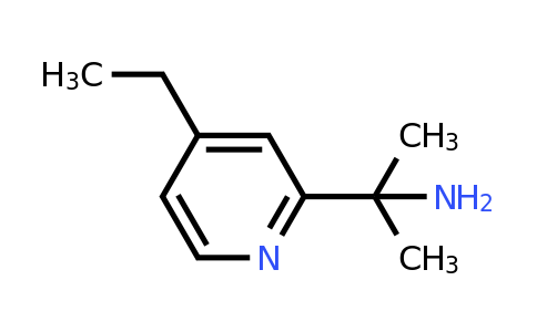 CAS 1824109-47-8 | 2-(4-ethyl-2-pyridyl)propan-2-amine