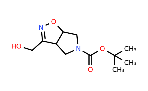 CAS 1824199-43-0 | tert-butyl 3-(hydroxymethyl)-3aH,4H,5H,6H,6aH-
pyrrolo[3,4-d][1,2]oxazole-5-carboxylate