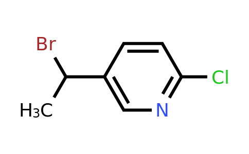 CAS 1824272-95-8 | 5-(1-Bromoethyl)-2-chloropyridine