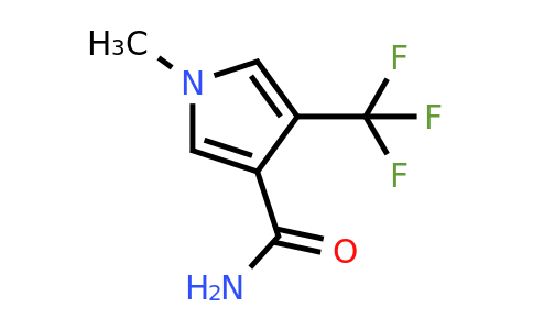 CAS 1824277-21-5 | 1-Methyl-4-(trifluoromethyl)-1H-pyrrole-3-carboxamide