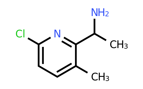 CAS 1824288-14-3 | 1-(6-chloro-3-methyl-2-pyridyl)ethanamine