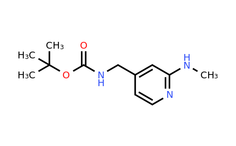 CAS 1824288-43-8 | tert-Butyl N-{[2-(methylamino)pyridin-4-yl]methyl}carbamate