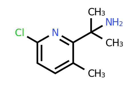 CAS 1824304-47-3 | 2-(6-chloro-3-methyl-2-pyridyl)propan-2-amine
