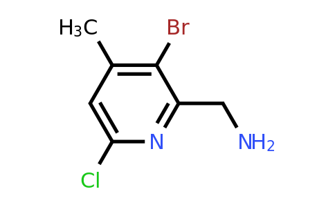 CAS 1824304-51-9 | (3-bromo-6-chloro-4-methyl-2-pyridyl)methanamine