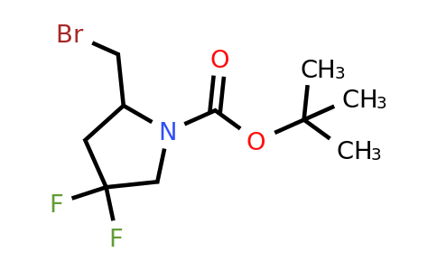 CAS 1824340-43-3 | tert-butyl 2-(bromomethyl)-4,4-difluoropyrrolidine-1-carboxylate