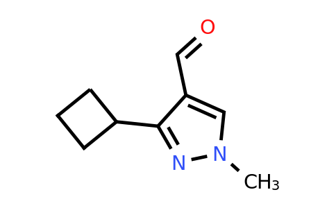 CAS 1824343-92-1 | 3-cyclobutyl-1-methyl-1H-pyrazole-4-carbaldehyde