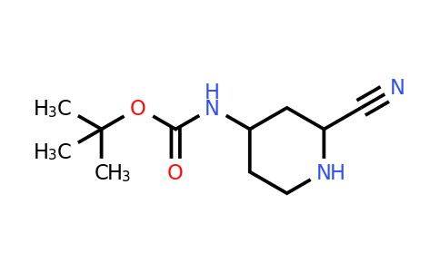 CAS 1824348-35-7 | tert-butyl N-(2-cyano-4-piperidyl)carbamate