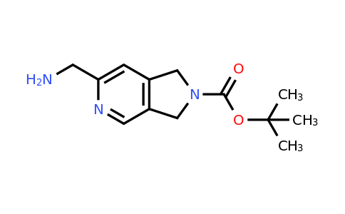 CAS 1824407-77-3 | tert-butyl 6-(aminomethyl)-1,3-dihydropyrrolo[3,4-c]pyridine-2-carboxylate