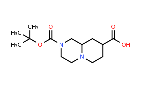 CAS 1824504-87-1 | 2-tert-butoxycarbonyl-1,3,4,6,7,8,9,9a-octahydropyrido[1,2-a]pyrazine-8-carboxylic acid