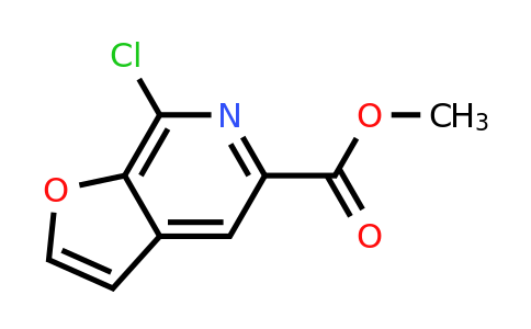 CAS 1824605-51-7 | methyl 7-chlorofuro[2,3-c]pyridine-5-carboxylate