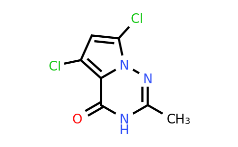 CAS 1824632-67-8 | 5,7-dichloro-2-methyl-3H,4H-pyrrolo[2,1-f][1,2,4]triazin-4-one