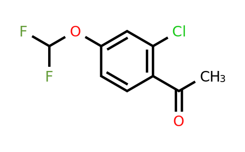 CAS 1824648-23-8 | 1-(2-Chloro-4-(difluoromethoxy)phenyl)ethanone