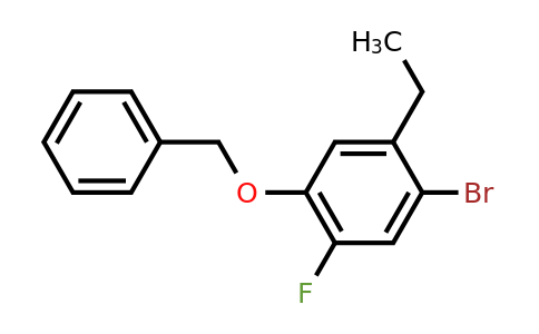 CAS 1825308-38-0 | 1-benzyloxy-4-bromo-5-ethyl-2-fluoro-benzene