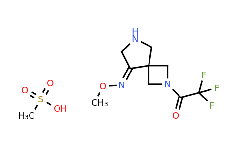 CAS 1825361-14-5 | methanesulfonic acid;2,2,2-trifluoro-1-[(5Z)-5-methoxyimino-2,7-diazaspiro[3.4]octan-2-yl]ethanone